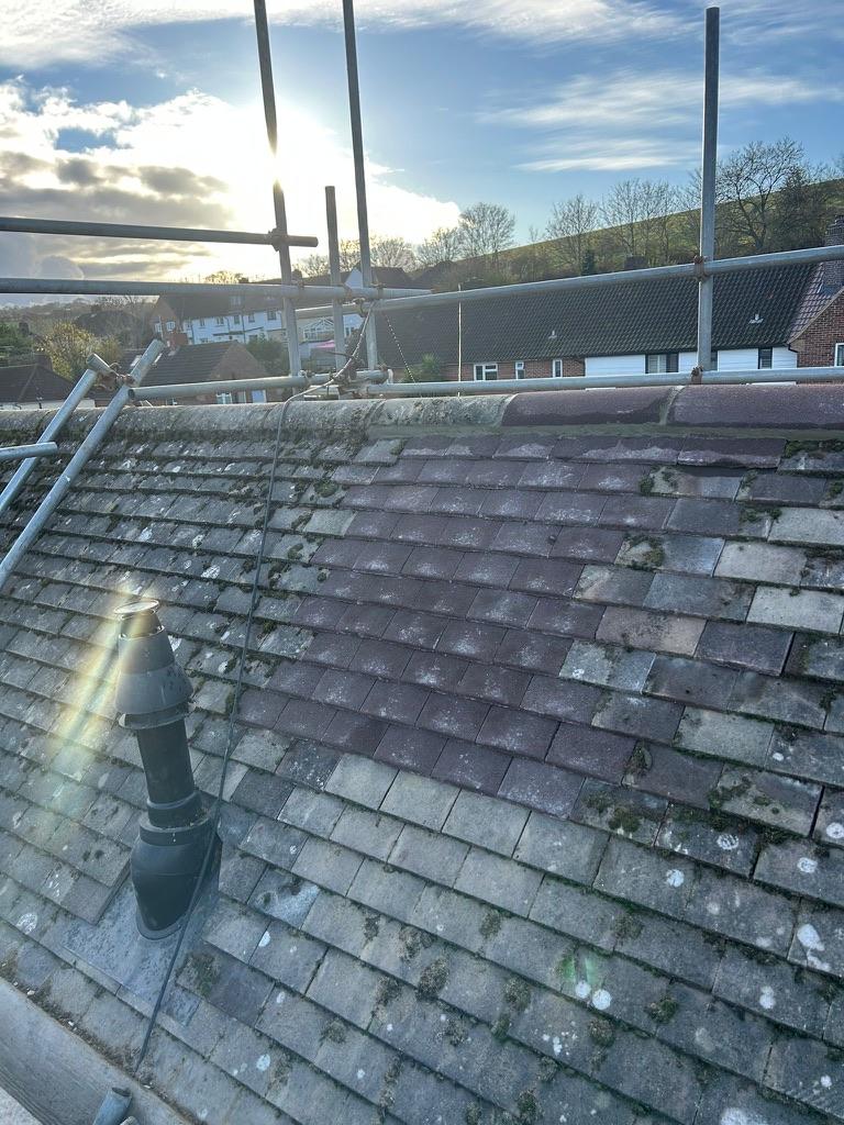 Full Chimney Removal and Roof Structure Reconstruction in Brighton — Kirby's Building & Property Maintenance